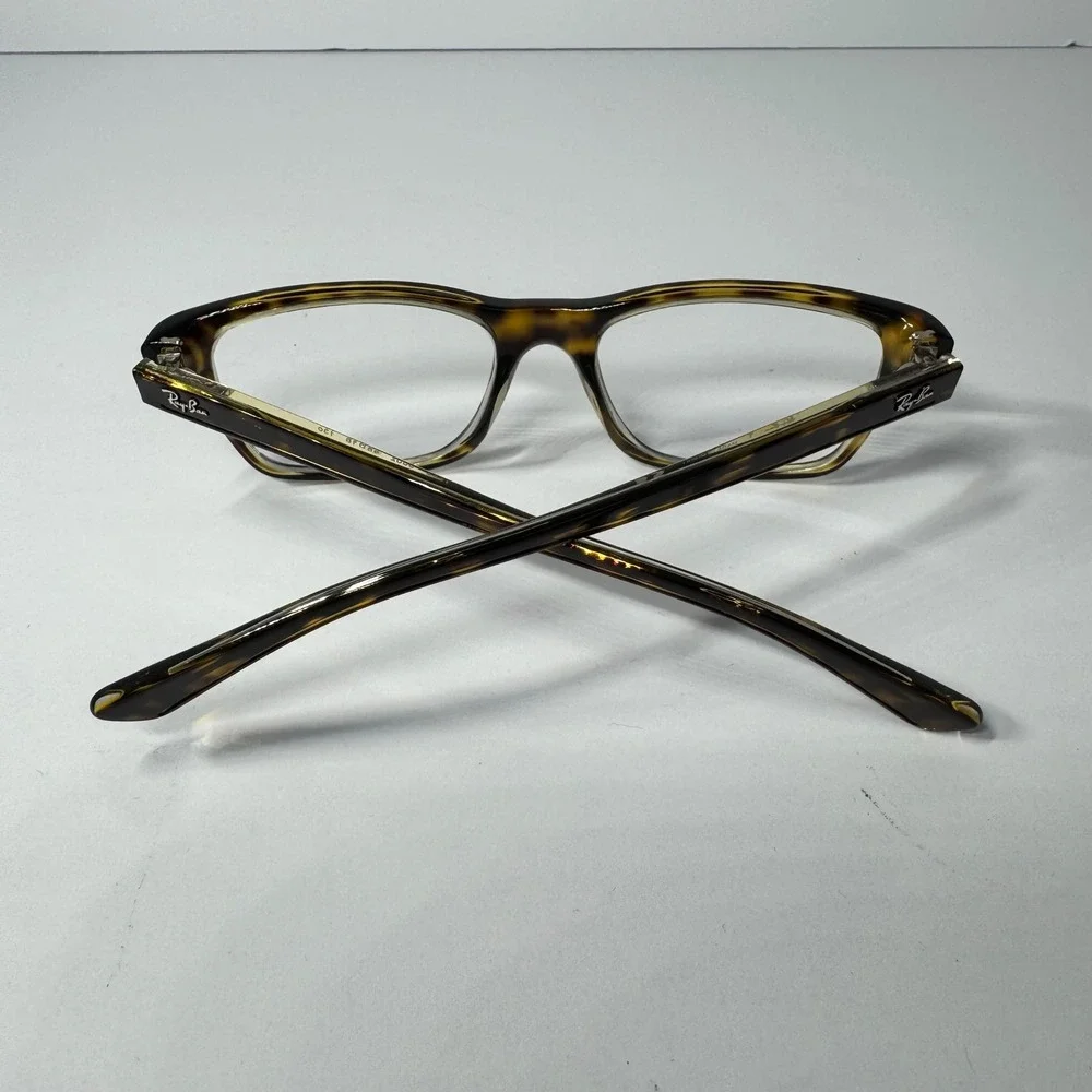 Ray-Ban RB1536 3602 Dark Havana Tortoise Shell Rectangular Eyeglasses 48-16-130
